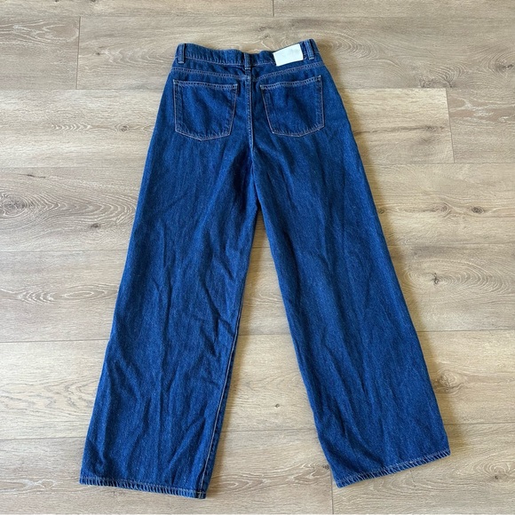 DL1961 Isabel Wide Leg Jeans 32” Mid Rise North Beach Wash Sz 25 - Picture 10 of 15